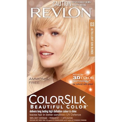 Revlon Colorsilk Permanent Haircolor 03 Ultra Light Sun Blonde 1 st