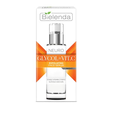 Bielenda Neuro Glicol + Vitamin C Exfoliating Night Face Serum 30 ml