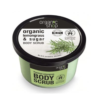 Organic Shop Organic Lemongrass &amp; Sugar Body Scrub 250 ml