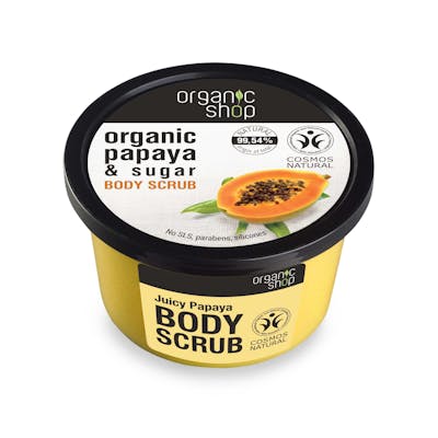 Organic Shop Organic Juicy Papaya &amp; Sugar Body Scrub 250 ml