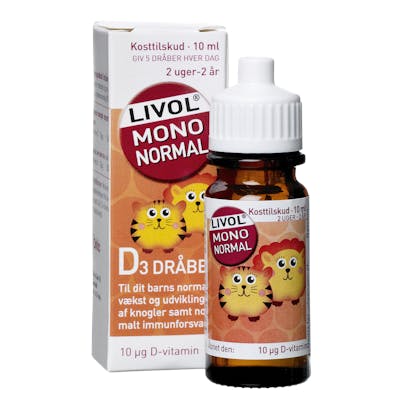 Livol Mono Normal D-Vitamiini Tipat  10 ml