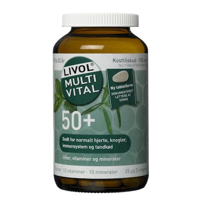 Livol Multi Vital 50+ 150 st