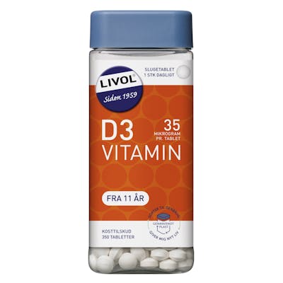 Livol Vitamine D3 350 st
