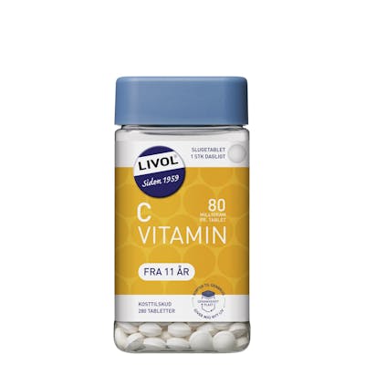 Livol Mono Normal C-Vitamiini 80 mg 280 kpl