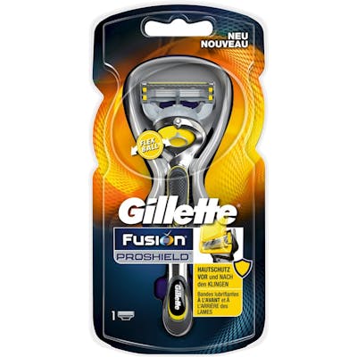 Gillette Fusion Proshield Flexball Yellow Barberskraber 1 skraber + 1 barberblad