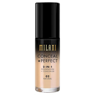 Milani Conceal + Perfect 2in1 Foundation + Concealer 02 Natural 30 ml