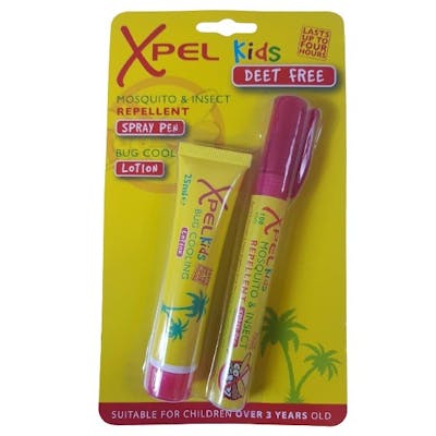 Xpel Kids Mosquito Spray Pen &amp; Bite Relief Lotion 2 st