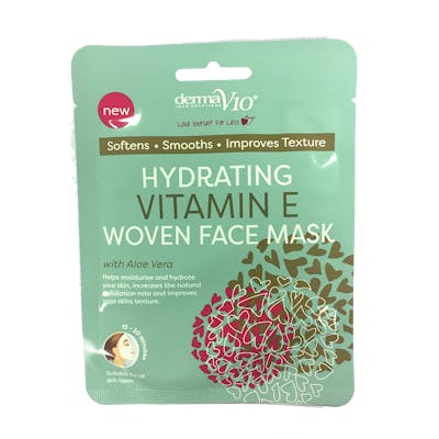 DermaV10 Hydrating Vitamin E Woven Face Mask 1 kpl