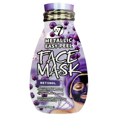W7 Metallic Easy Peel Retinol Acid Face Mask 10 g