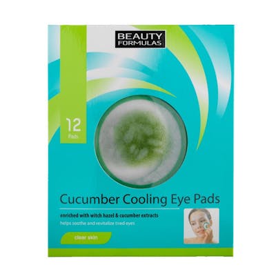 Beauty Formulas Cucumber Cooling Eye Pads 12 kpl