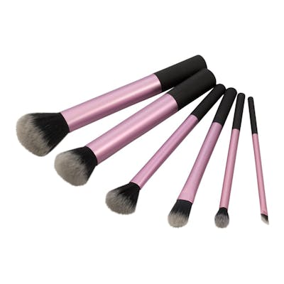 Basics Makeup Brush Set Metallic Purple 6 st