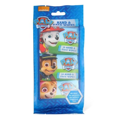 Nickelodeon Paw Patrol Hand &amp; Face Wipes 3 x 10 st