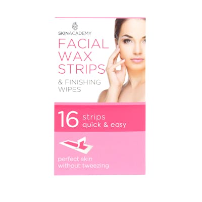 Skin Academy Facial Wax Strips 16 st