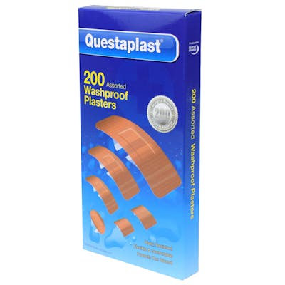 Questaplast Assorted Washproof Plasters 200 st