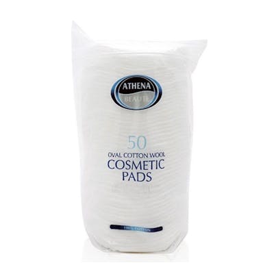 Athena Oval Cotton Cosmetic Pads 50 stk