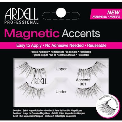 Ardell Magnetic Accents Lashes 001 Black 2 paar