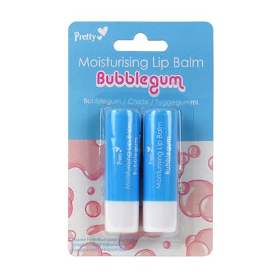 Pretty Moisturising Lip Balm Kids Bubblegum 2 x 4,3 g