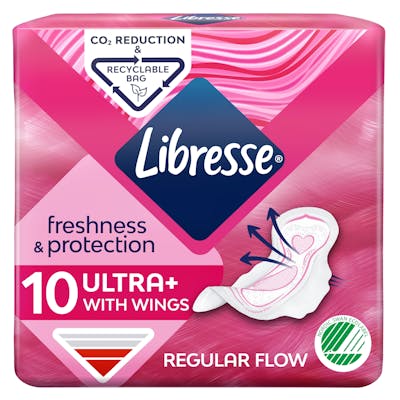 Libresse Ultra Thin Normal with Wings 10 st