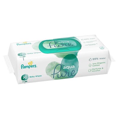 Pampers Aqua Pure Baby Wipes 70 st
