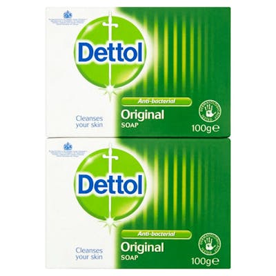 Dettol Original Antibacteriële Zeep Duo pack 2 x 100 g