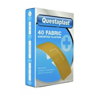 Questaplast Assorted Fabric Plasters 40 st