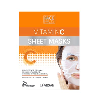 Face Facts Vitamin C Sheet Masks 2 st