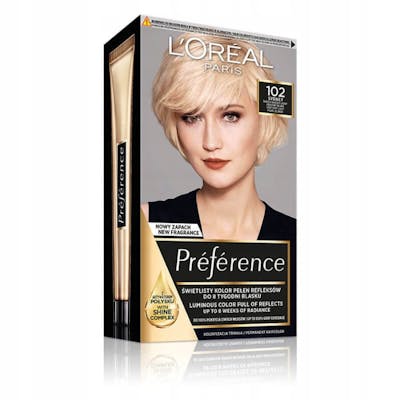 L&#039;Oréal Preference 102 Extra Light Pearl Blonde 1 st