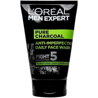 L&#039;Oréal Men Expert Pure Charcoal Anti-Imperfection Face Wash 100 ml