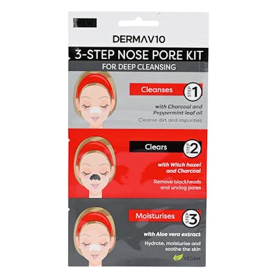 DermaV10 3 Step Nose Pore Kit 1 st