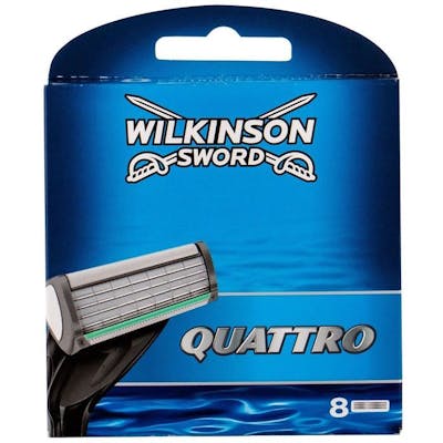 Wilkinson Sword Quattro Razorblades 8 st