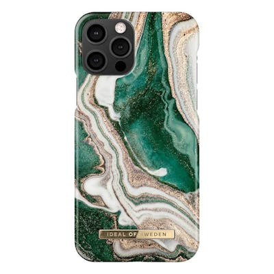 iDeal Of Sweden Fashion Case iPhone 12 &amp; iPhone 12 Pro Golden Jade Marble iPhone 12 &amp; iPhone 12 Pro