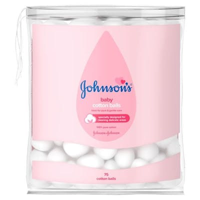 Johnson&#039;s Baby Cotton Balls 75 stk
