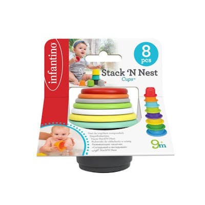 Infantino Stack &#039;N Nest Cups 8 st