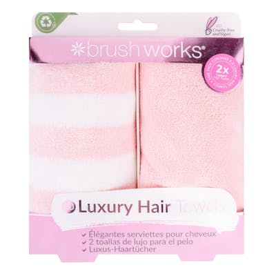 Brush Works Luxury Hair Towels 2 st