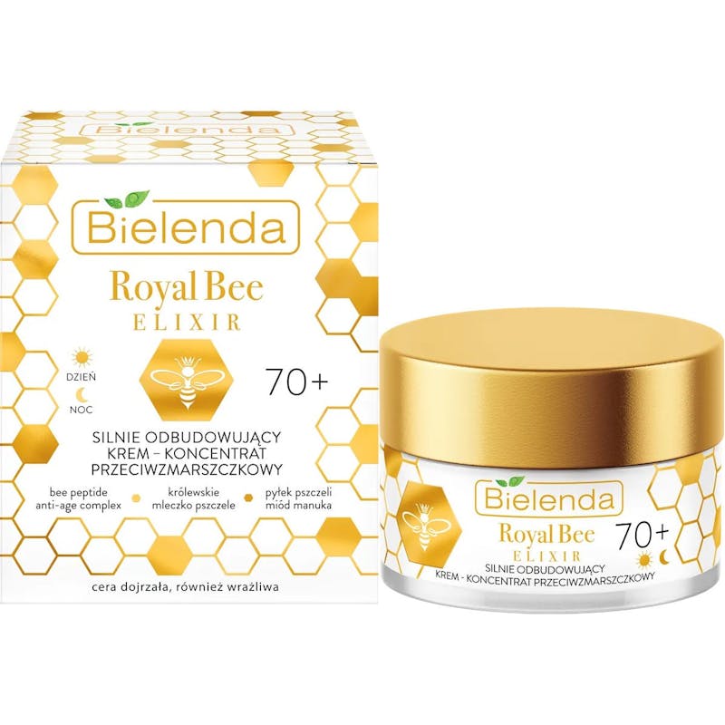 Bielenda Royal Bee Elixir Strongly Rebuilding Anti-Wrinkle Cream 70+ 50 ml