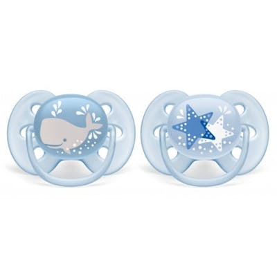 Philips Avent Soother Ultra Soft Boys 6-18M 2 kpl