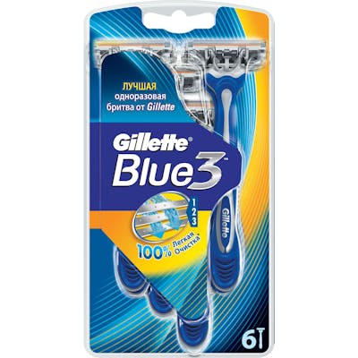 Gillette Blue3 Disposable Razors 6 st