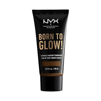 NYX Born To Glow! Radiant Foundation Walnut 30 ml