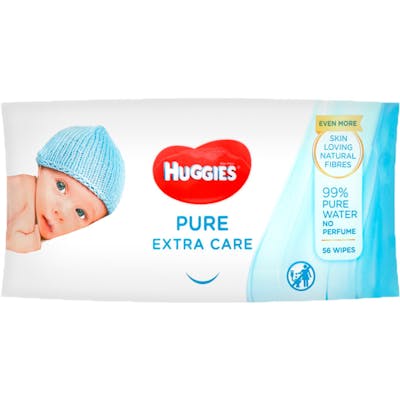 Huggies Baby Wipes Pure Extra Care 56 st