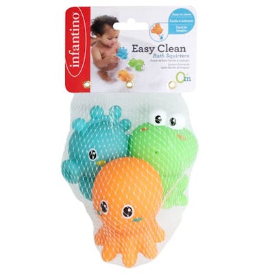 Infantino Kids Easy Clean Bath Squirters 0M+ 3 st