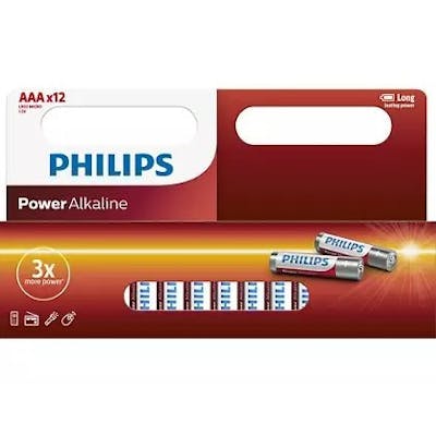 Philips Powerlife Alkaline LR03 12 st