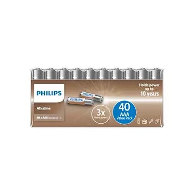 Philips Alkaline LR03 40 st