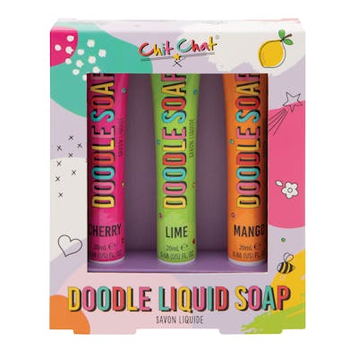 Chit Chat Doodle Liquid Soap 3 x 20 ml