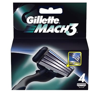 Gillette Mach3 Scheermesjes 4 st