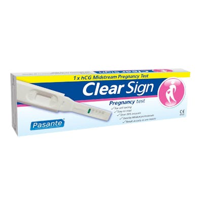 Pasante Clear Sign Pregnancy Test 1 st
